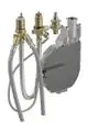 HANSA-UP-Rohbauset-Bade-und-Brausearmatur-HANSA-4-0-Kartusche-5304-DN20-53040300 gallery number 1